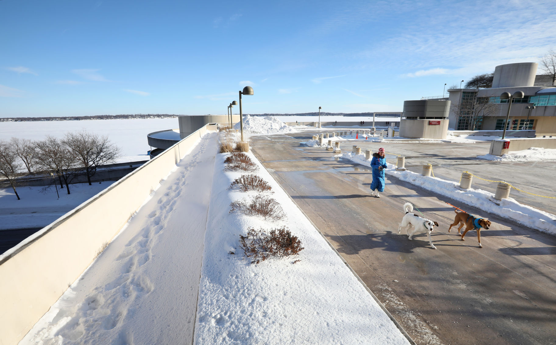 Monona Terrace parking garage roof